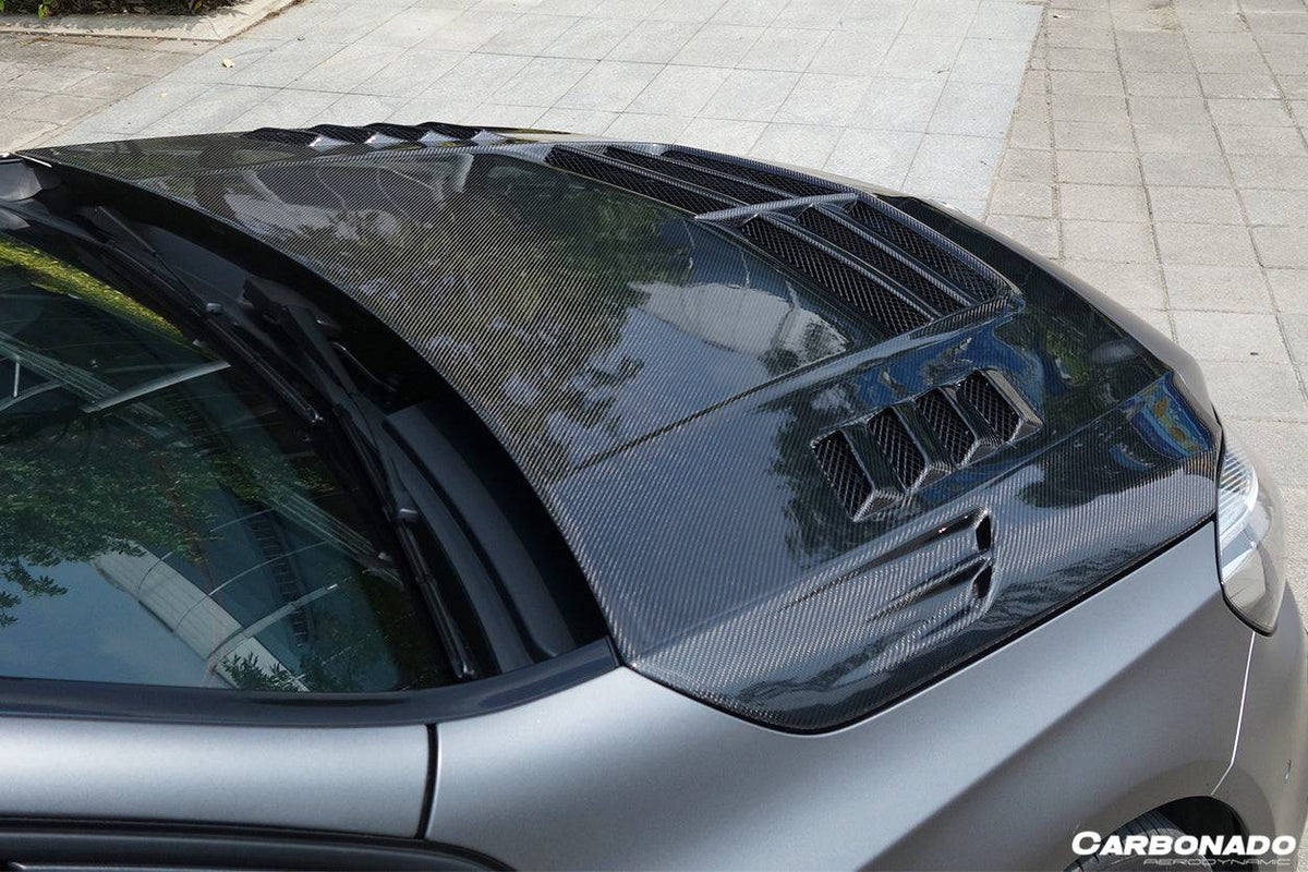 2012-2018 Mercedes Benz W176 A45 AMG VA Style Hood - Carbonado Aero