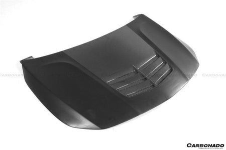 2013-2018 Mercedes Benz W117 CLA Class Black Sails Style Hood - Carbonado Aero