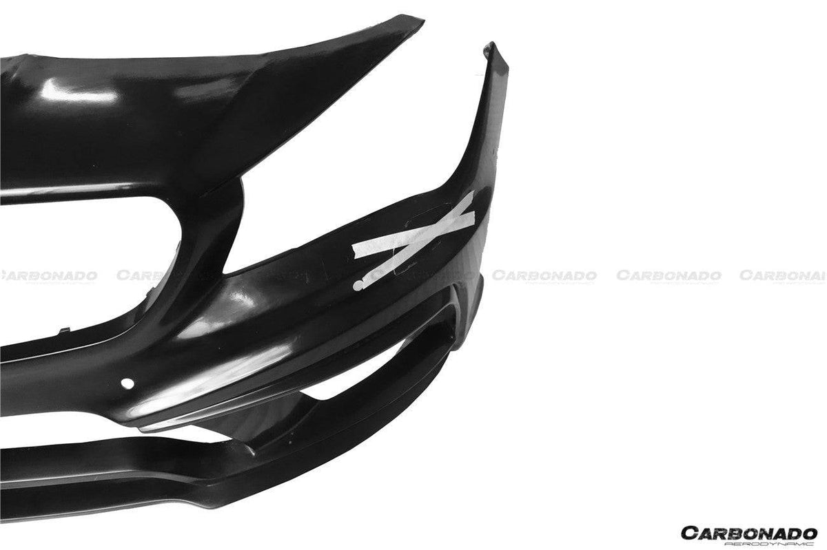 2013-2016 Mercedes Benz W117 CLA Class WD Style Front Bumper w/led - Carbonado Aero