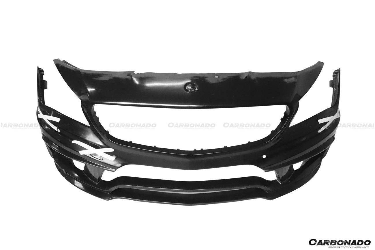 2013-2016 Mercedes Benz W117 CLA Class WD Style Front Bumper w/led - Carbonado Aero