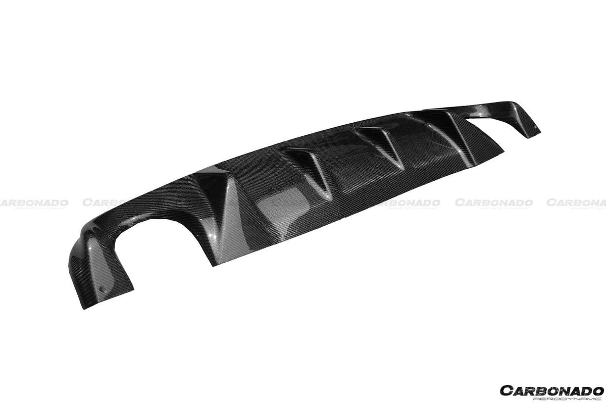 2014-2017 Infiniti Q50 Sedan VE Style Rear Lip and Diffuser - Carbonado Aero