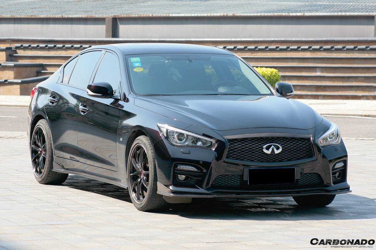 2014-2017 Infiniti Q50 Sedan SN Style Front Lip - Carbonado Aero