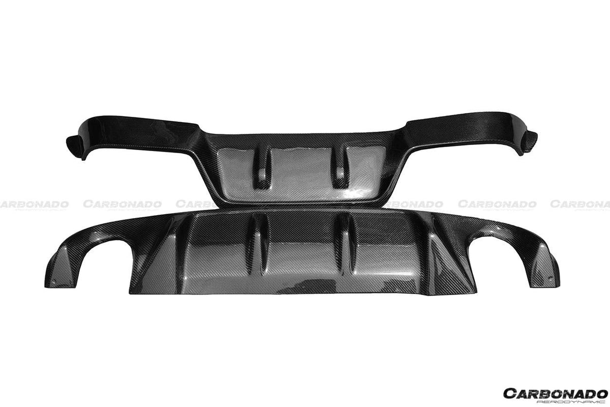 2014-2017 Infiniti Q50 Sedan VE Style Rear Lip and Diffuser - Carbonado Aero