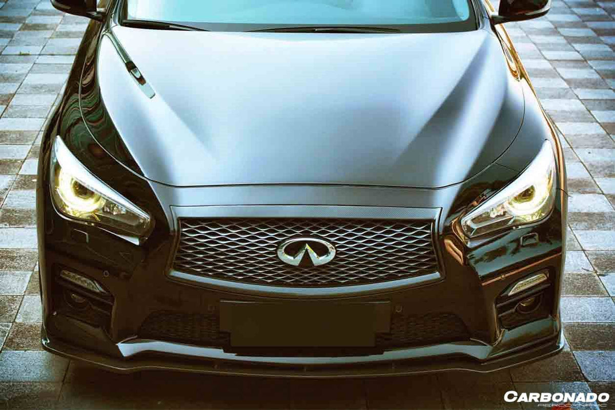 2014-2017 Infiniti Q50 Sedan SN Style Front Lip - Carbonado Aero