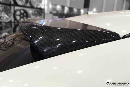 2014-2017 Infiniti Q50 Sedan SN Style Carbon Fiber Roof Spoiler - Carbonado