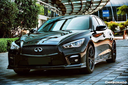 2014-2017 Infiniti Q50 Sedan SN Style Front Lip - Carbonado Aero