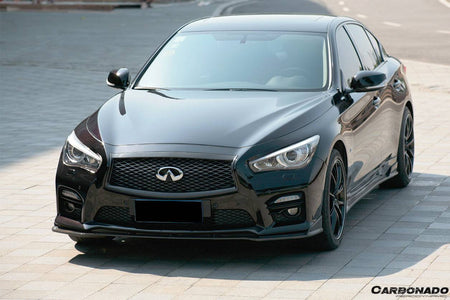 2014-2017 Infiniti Q50 Sedan SN Style Front Lip - Carbonado