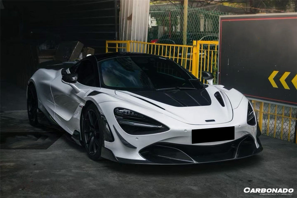 Alerón de maletero de fibra de carbono estilo McLaren 720s VRS 2017-2020