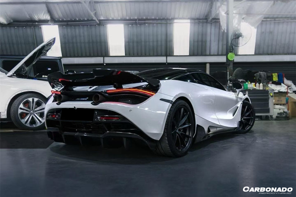 Alerón de maletero de fibra de carbono estilo McLaren 720s VRS 2017-2020