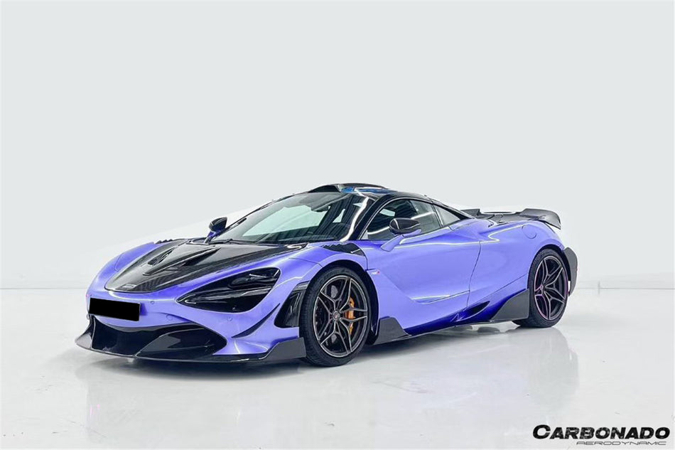 Alerón de maletero de fibra de carbono estilo McLaren 720s VRS 2017-2020