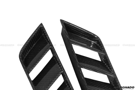 2017-2022 Nissan GTR R35 EBA OEM Style Carbon Fiber Rear Diffuser Side Vents - Carbonado Aero