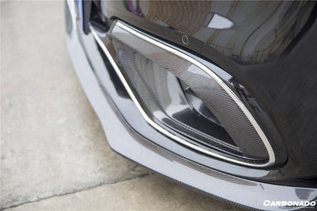 2018-2020 Mercedes Benz W222.2 S63 AMG BRS Style Carbon Fiber Front Lip - Carbonado Aero