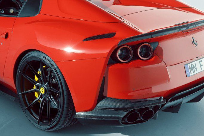 Alerón de maletero de fibra de carbono seco estilo Superfast MSY Ferrari 812 2018 en adelante