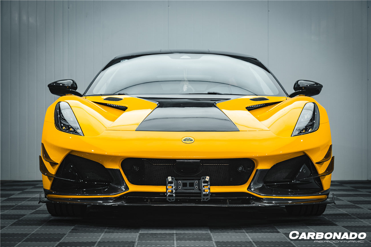 2021-2024 Lotus Emira NYO MNK Style Dry Carbon Fiber Front Bumper