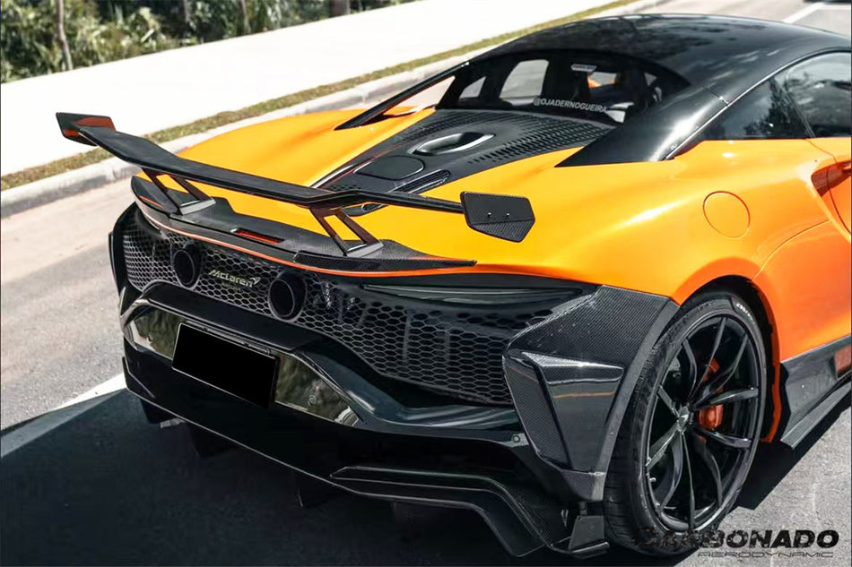 2023-UP McLaren Artura Coupe | Spider AM Style Autoclave Carbon Fiber Rear Diffuser Lip