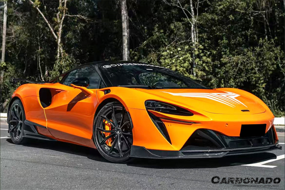 2023-UP McLaren Artura Coupe | Spider AM Style Autoclave Carbon Fiber Side skirt