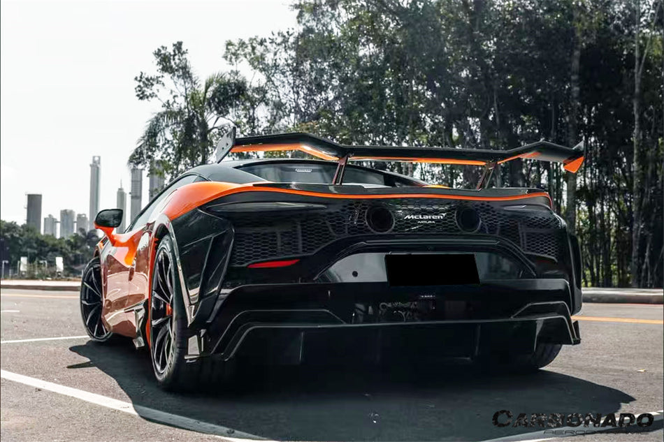 2023-UP McLaren Artura Coupe | Spider AM Style Autoclave Carbon Fiber Rear Bumper Side Panels
