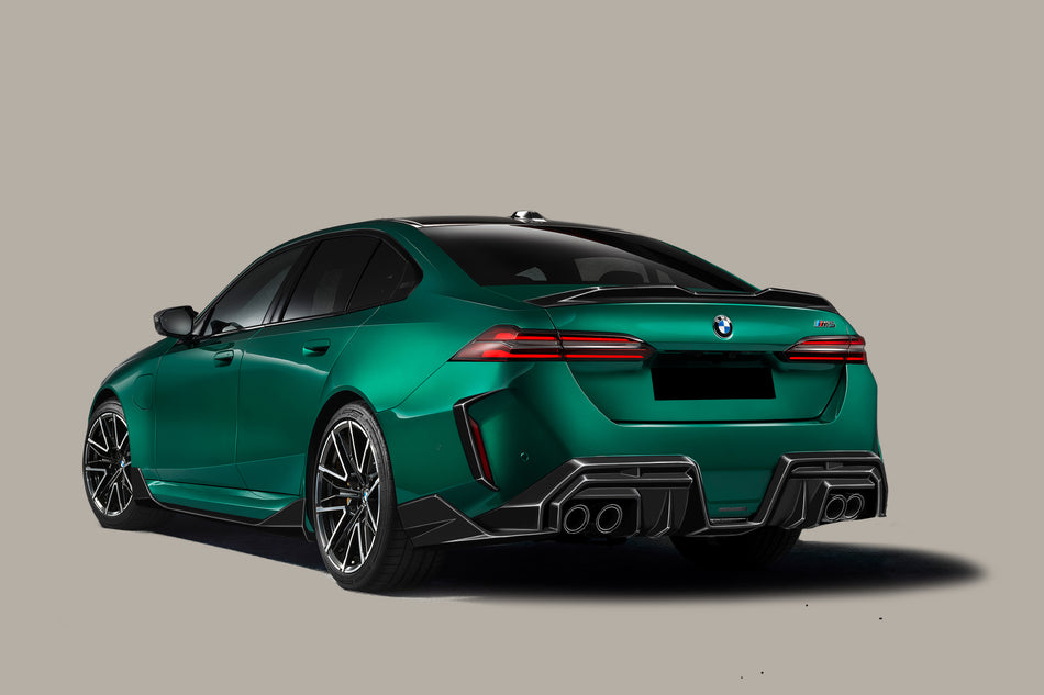2024-UP BMW G90 M5 AD Style Autoclave Carbon Fiber Rear Diffuser lip
