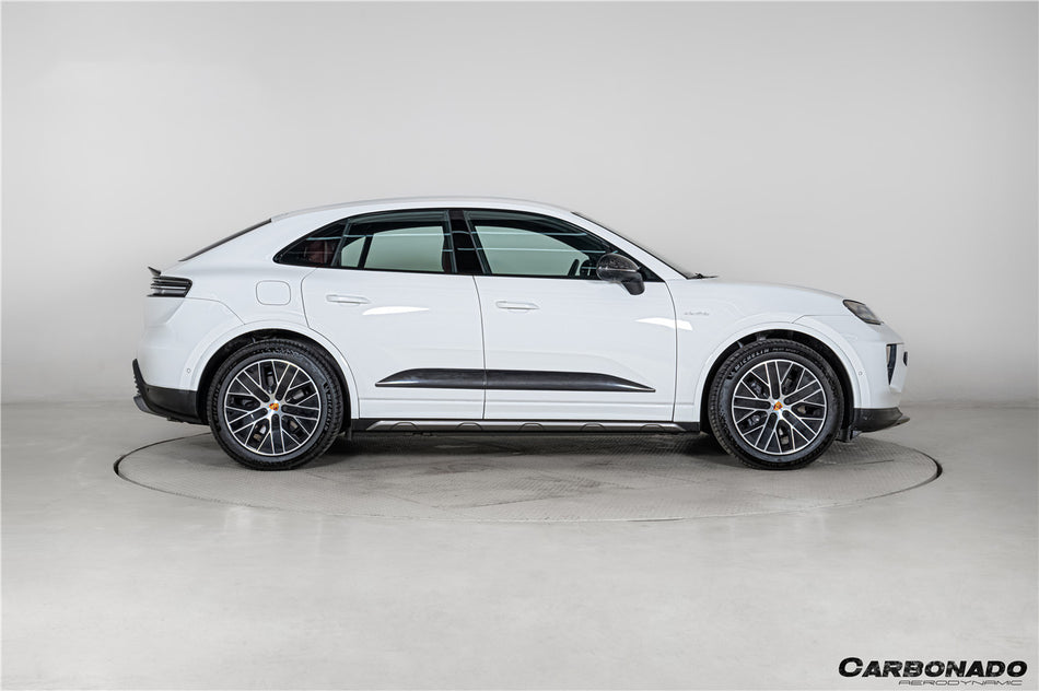 2024-2026 Porsche Macan Electric 95C OE Style Autoclave Carbon Fiber Door Trims | Fits EV 4, 4S, Turbo, GTS