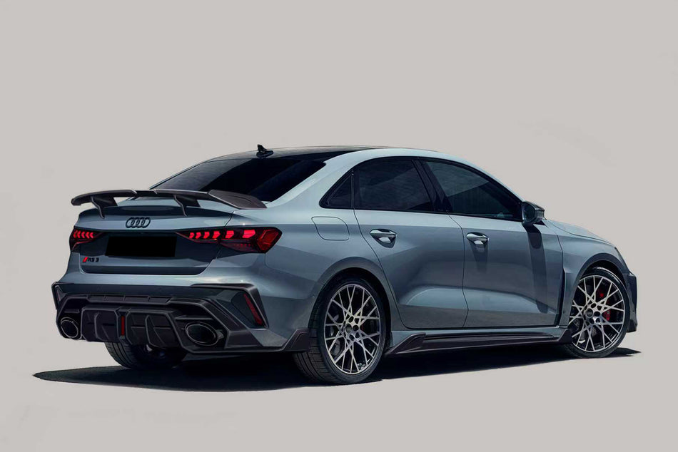 2025-UP Audi RS3 S3 A3 8Y.5 Sedan AD Style Autoclave Carbon Fiber Trunk wing Spoiler
