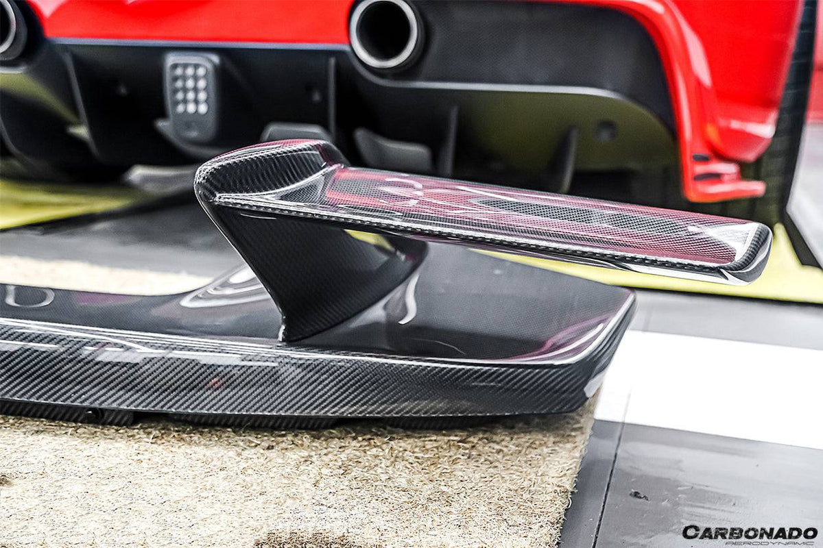 2015-2019 Ferrari 488 GTB MSY Style Trunk Wing Spoiler - Carbonado Aero