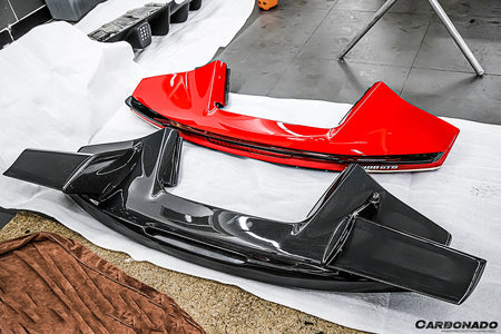2015-2019 Ferrari 488 GTB MSY Style Trunk Wing Spoiler - Carbonado Aero