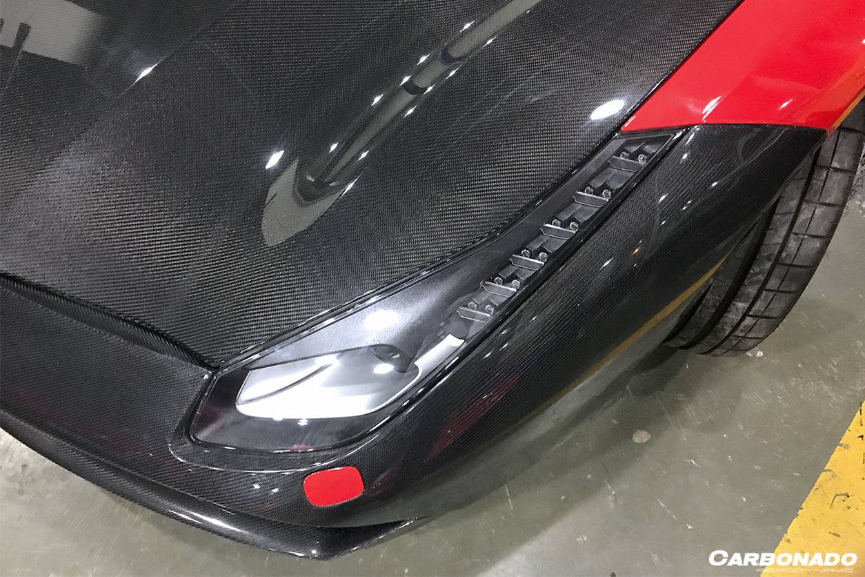 2015-2020 Ferrari 488 GTB Spyder OE Style Carbon Fiber Front Bumper - Carbonado Aero