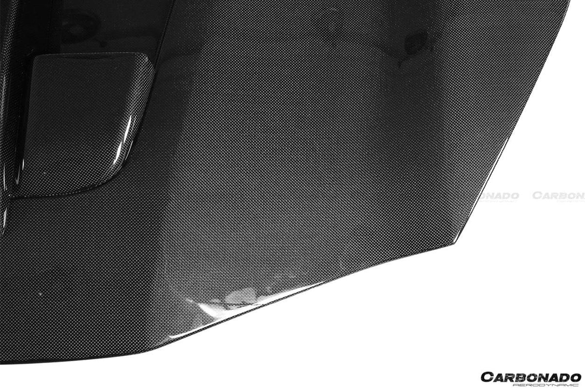 2015-2019 Ferrari 488 GTB/Spyder MA Style Carbon Fiber Hood - Carbonado Aero