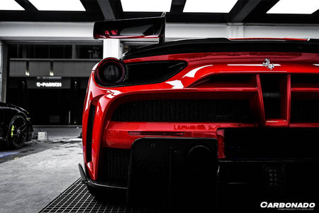 2015-2019 Ferrari 488 Spyder MSY Style Trunk Spoiler - Carbonado Aero