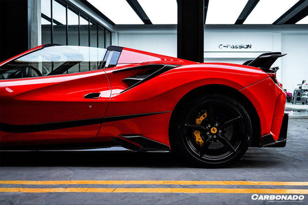 2015-2019 Ferrari 488 Spider MSY Style Trunk Spoiler - Carbonado
