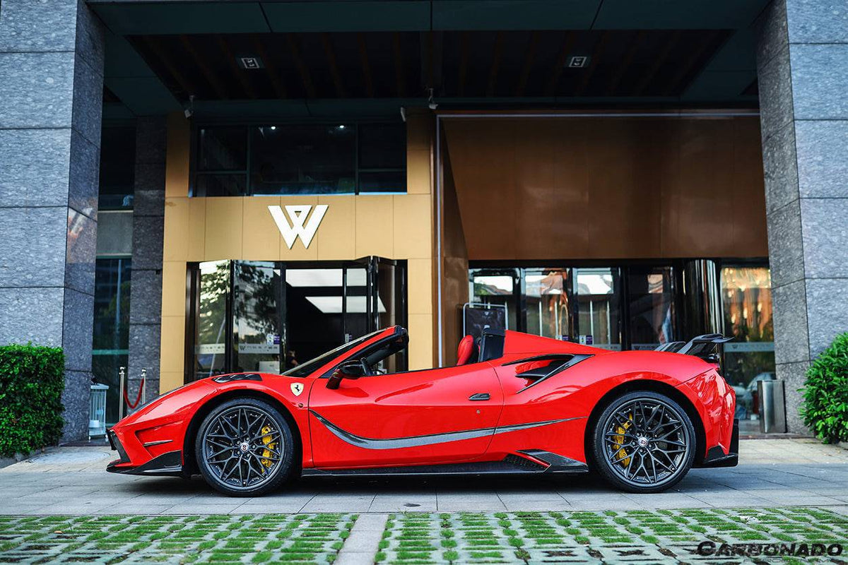 2015-2019 Ferrari 488 Spider MSY Style Trunk Spoiler - Carbonado