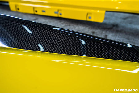 2015-2020 Ferrari 488 GTB Spyder OE Style Carbon Fiber Side Skirts - Carbonado Aero