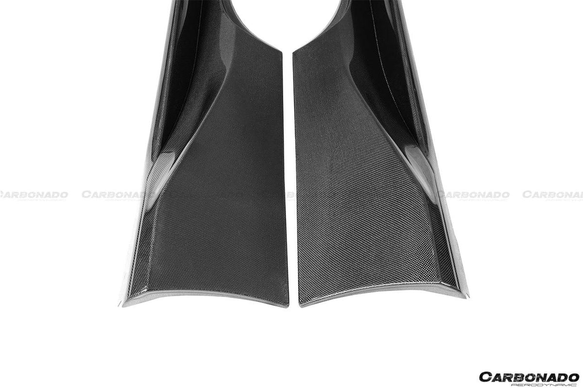 2015-2020 Ferrari 488 Pista/GTB/Spyder OEM Style Side Skirts - Carbonado Aero