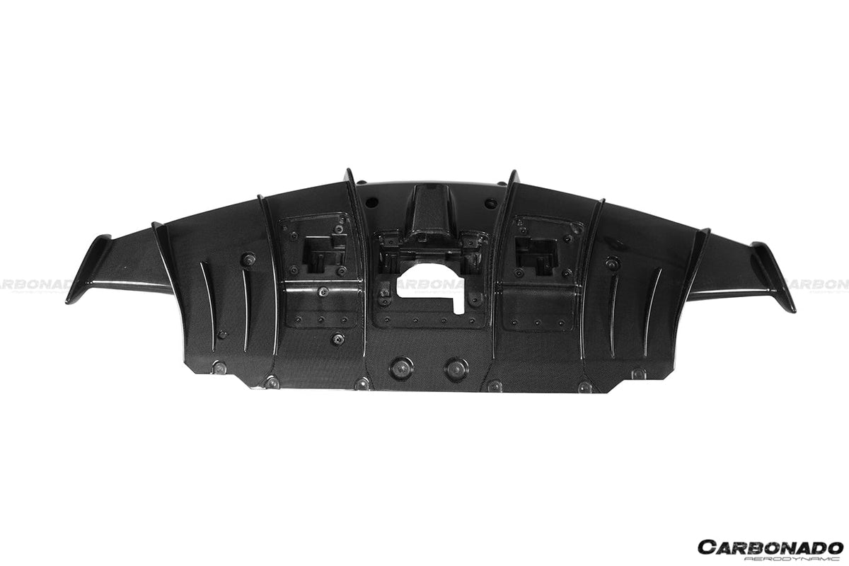 2018-2020 Ferrari 488 Pista OEM Style Carbon Fiber Rear Diffuser - Carbonado Aero