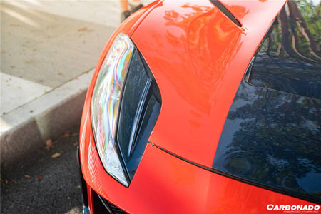 2018-UP Ferrari 812 Superfast /GTS MSY Style DRY Carbon Fiber HeadLights Air Vents - Carbonado Aero