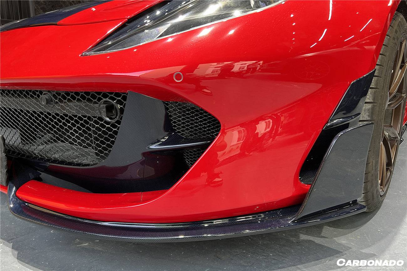 2018-UP Ferrari 812 Superfast /GTS MSY Style DRY Carbon Fiber Front Bumper Side Vents - Carbonado Aero