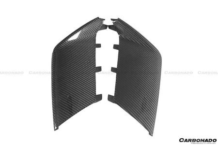 2013-2018 Audi RS6 Avant OE Style Carbon Fiber Front Bumper Caps - Carbonado Aero