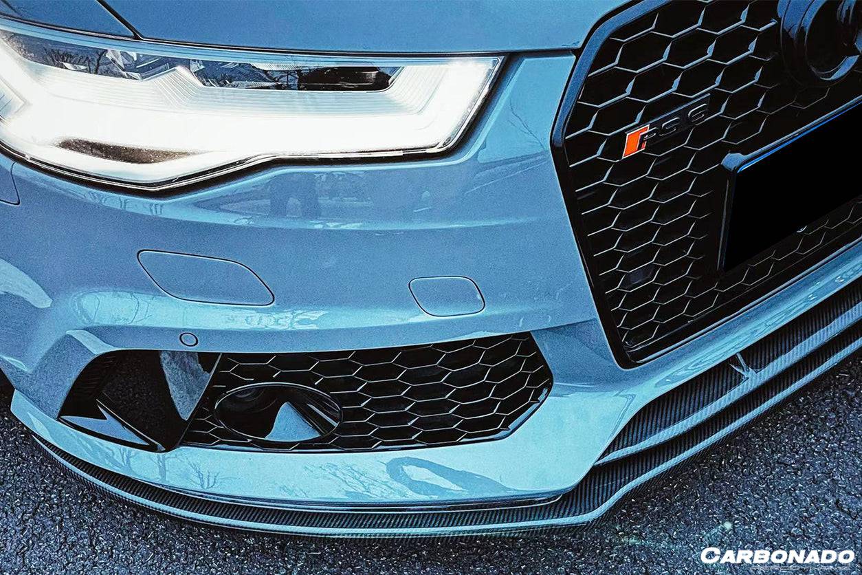 2013-2018 Audi RS6 Avant OE Style Carbon Fiber Front Lip - Carbonado Aero