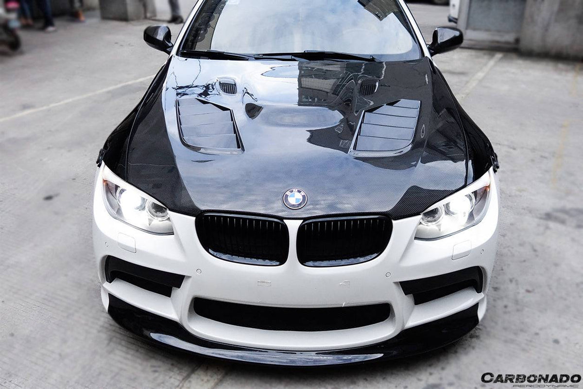 2011-2013 BMW 3 Series E92/E93 LCI SIB Style Carbon Fiber Hood - Carbonado