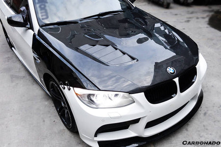 2011-2013 BMW 3 Series E92/E93 LCI SIB Style Carbon Fiber Hood - Carbonado