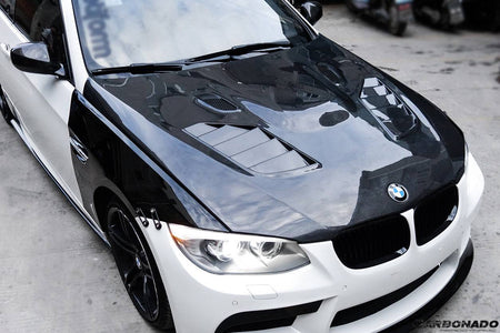 2011-2013 BMW 3 Series E92/E93 LCI SIB Style Carbon Fiber Hood - Carbonado