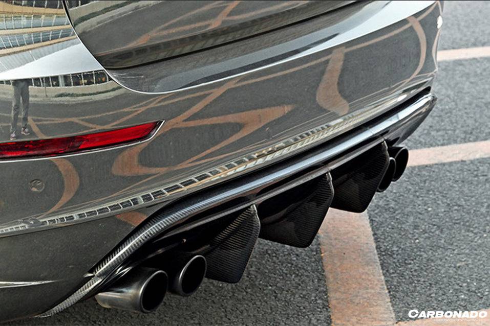 2009-2014 BMW E71 X6M AK Style Carbon Fiber Rear Diffuser - Carbonado Aero
