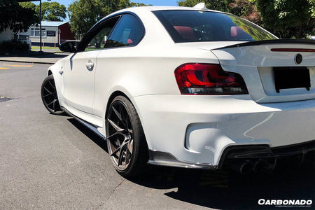 2008-2013 BMW E82 E88 1M 1 Series RZ Style Carbon Fiber Trunk Spoiler - Carbonado Aero