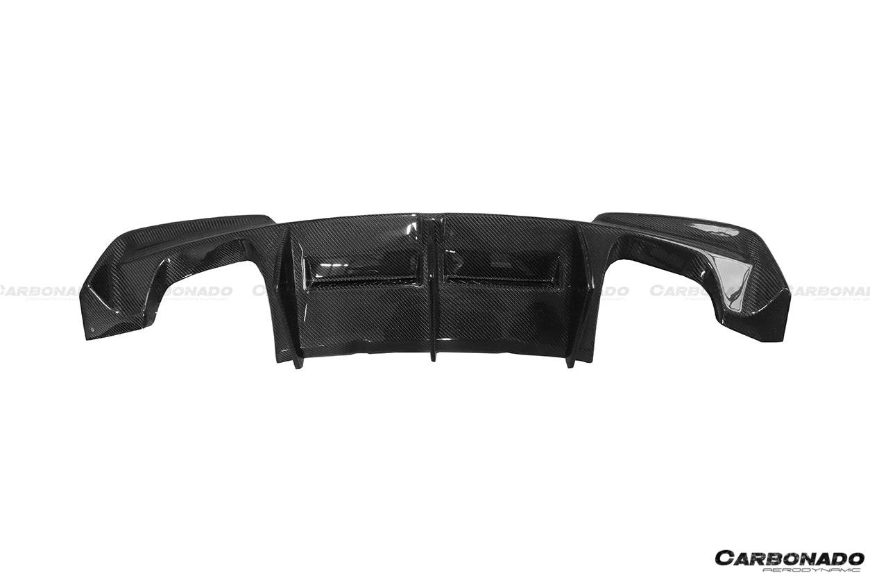 2008-2013 BMW E82 E88 1M RZ Style Carbon FIber Rear Lip/Diffuser - Carbonado Aero