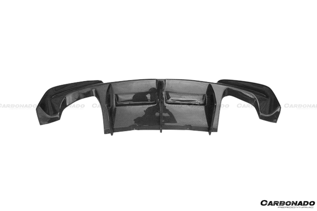 2008-2013 BMW E82 E88 1M RZ Style Carbon FIber Rear Lip/Diffuser - Carbonado Aero