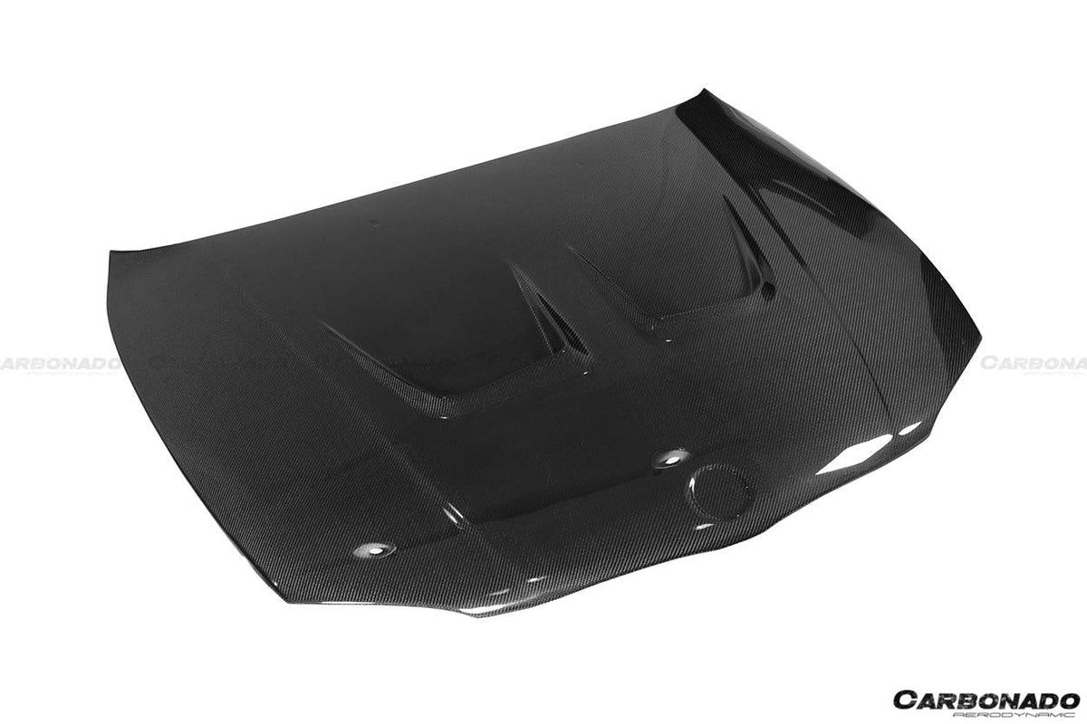 2008-2013 BMW E82 E88 1M 1 Series AP Style Carbon Fiber Hood - Carbonado Aero