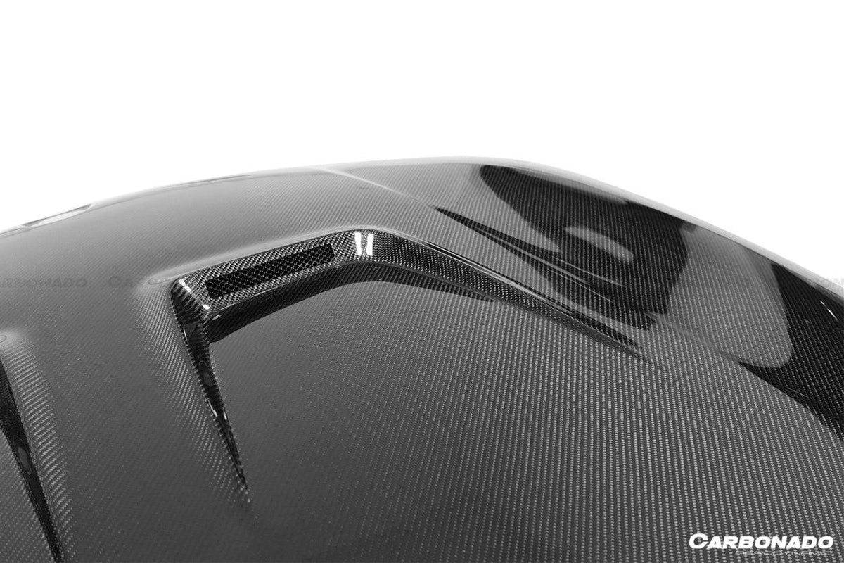 2008-2013 BMW E82 E88 1M 1 Series AP Style Carbon Fiber Hood - Carbonado Aero