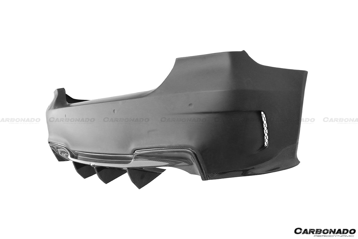 2006-2012 BMW 3 Series E90 1M Style Rear Bumper - Carbonado Aero