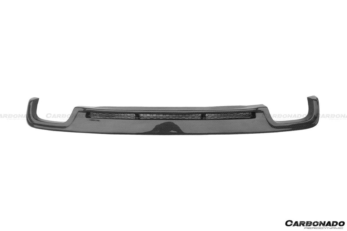 2011-2016 BMW F10 F18 5 Series HM Style Carbon Fiber Rear Lip (Can Not Fit MT Rear bumper) - Carbonado Aero