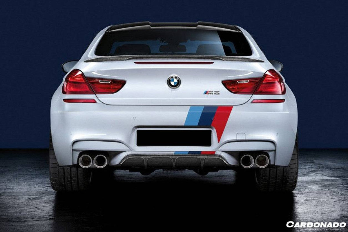 2012-2018 BMW F12 F13 M6 MP Style Carbon Fiber Rear Lip - Carbonado